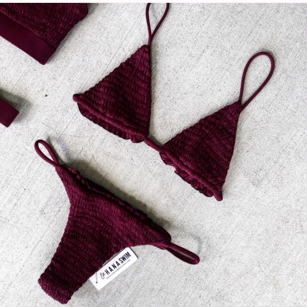 Lahana Swim Sangria Bikini Set M/S